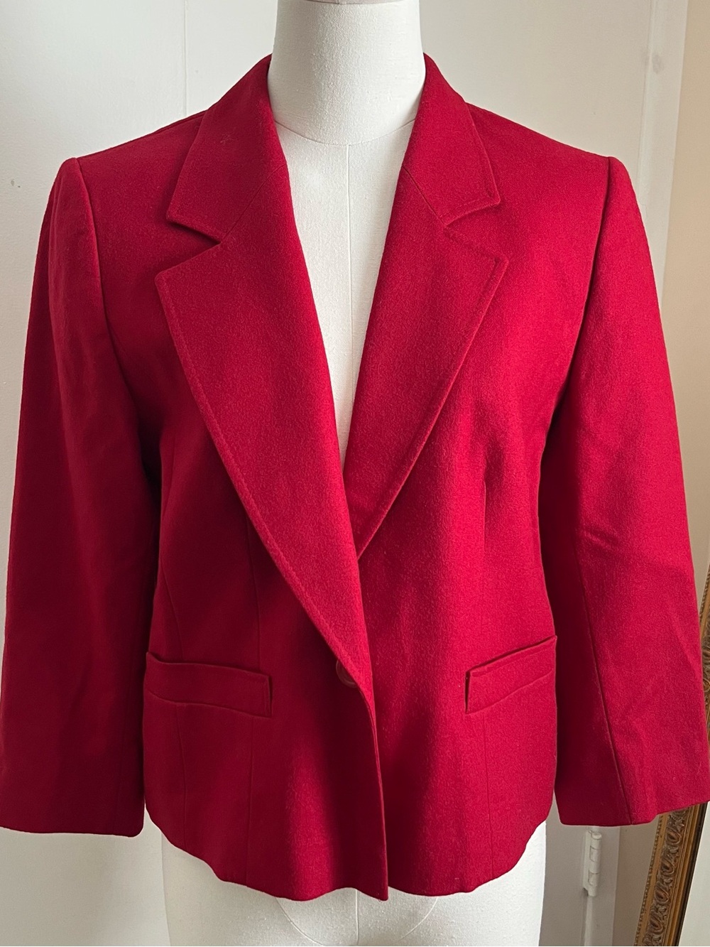 Pendleton red wool blazer